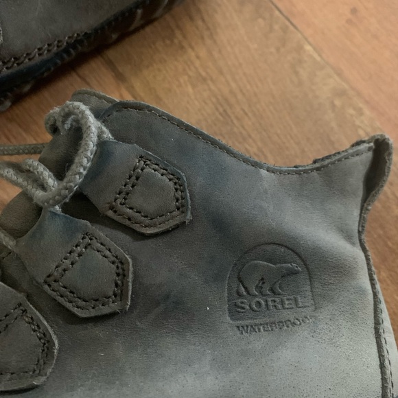 Sorel rain boots - olive green size 7 - Picture 4 of 4